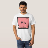 エステファニー 名前 化学元素周期表 Tシャツ (正面フル)