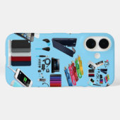 エステミニマルティック抽象芸術パターン電話ケース – Sl Case-Mate iPhoneケース (裏面 (横))