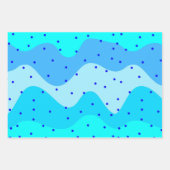 エステモダンティック・ブルー ラッピングペーパーシート (正面2)