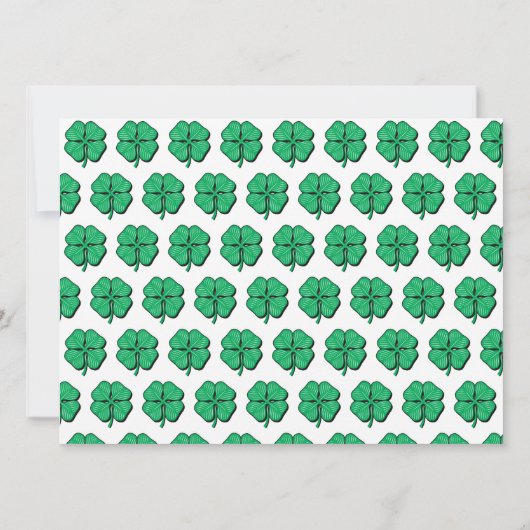 エステモダンート実在セントパトリックの日プロモーション カード (裏面)