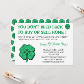 エステモダンート実在セントパトリックの日プロモーション カード (正面/裏面インサイチュ)