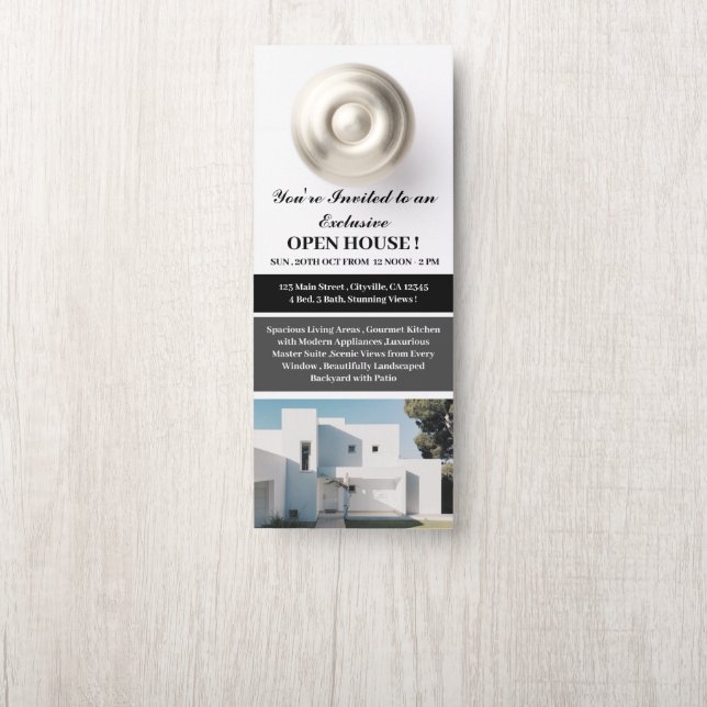 エステユニーク実在ートオープンハウスドアハンガー ドアノブサイン (ノブ)