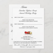 エステリンRSVP 招待状 (正面/裏面)