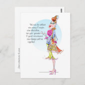 エステルは友人のn'アクセサリーの力を伝える。 ポストカード (正面/裏面)