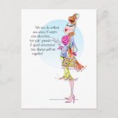 エステルは友人のn'アクセサリーの力を伝える。 ポストカード (正面)