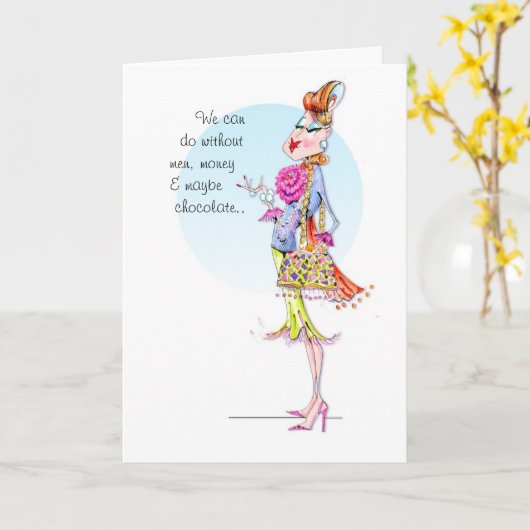 エステルは挨拶状…ありのままを伝えます カード (黄色い花)