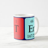 エステル周期表名mag コーヒーマグカップ (正面右)