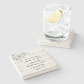 エステル記4:14 ..このような時に王国に来た ストーンコースター (横)