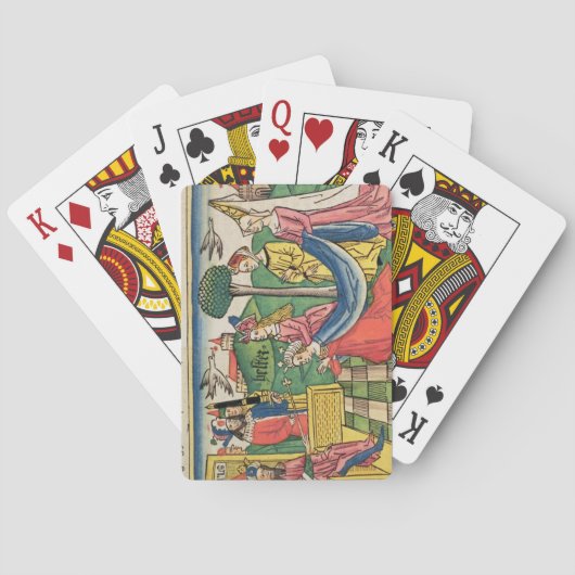 エステル2 15-18,エステルは女王に選ばれる トランプ (裏面)