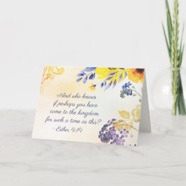 エステル4:14来そのような時のために王国に カード