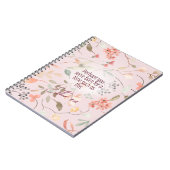 エステル4:14 キリスト教聖書の詩篇アート ノートブック (左側)