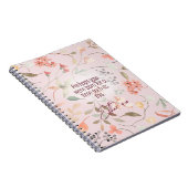 エステル4:14 キリスト教聖書の詩篇アート ノートブック (右側)