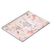 エステル 4:14 キリスト教聖書の詩篇アート ノートブック (左側)