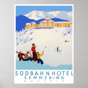 "エステレイヒ: 1882 – チューバーホテルSemmering ポスター