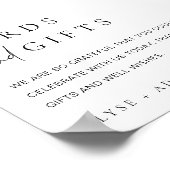 エステレモダンカーミニマルド&ギフトサイン ポスター (角)