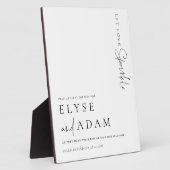 エステレモダンスパークミニマルラー送信オフ標識 フォトプラーク (側面)