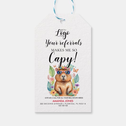 エステート実在あなたの紹介はキャピーバレンタインを作る ギフトタグ (裏面)