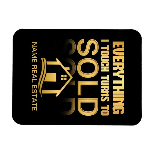 エステート実在は全て販売された車の磁石に変わる マグネット (横)