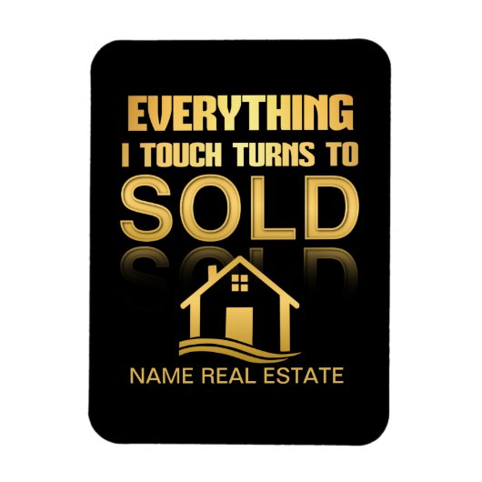 エステート実在は全て販売された車の磁石に変わる マグネット (縦)