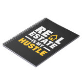 エステート実在は私のハッスル不動産仲介業者引用文ノート ノートブック (左側)