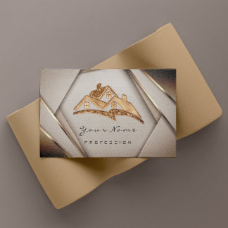 エステート実在アパートメンツモーガンズホーム金ゴールド 名刺