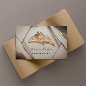 エステート実在アパートメンツモーガンズホーム金ゴールド 名刺