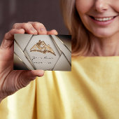 エステート実在アパートメンツモーガンズホーム金ゴールド 名刺