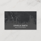 エステート実在エージェントシティスケープ大理石 名刺 (正面)