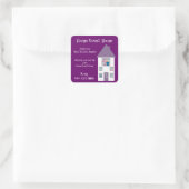 エステート実在エージェントホームスウィートホーム スクエアシール (バッグ)