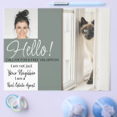 エステート実在エージェントHELLO CARDショップの看板チラシ チラシ (シングル)