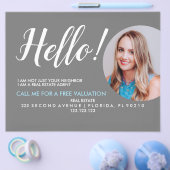 エステート実在エージェントHELLO CARDショップの看板チラシ チラシ (シングル)