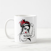 エステート実在エージェントRosie The Riveter Pin Up コーヒーマグカップ (左)