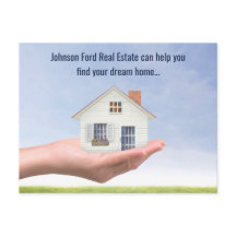 エステート実在カンパニーの手の写真のマーケティング