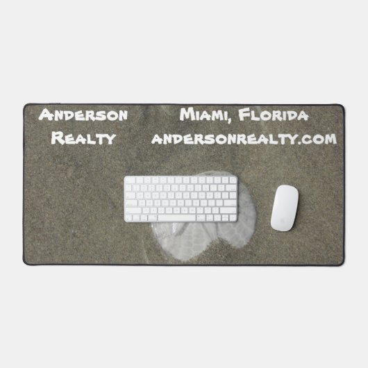 エステート実在サンドドルコースタルホーム販売不動産仲介業者 デスクマット (キーボード&マウス)