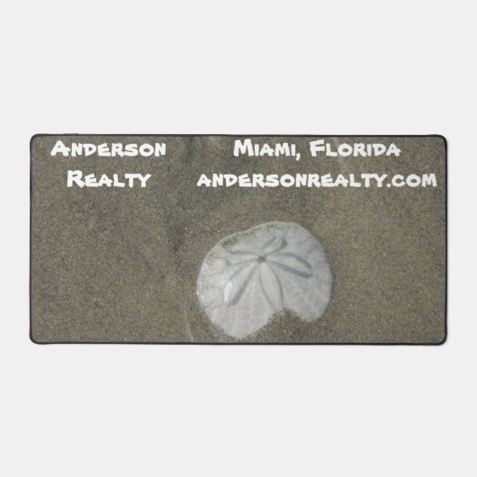エステート実在サンドドルコースタルホーム販売不動産仲介業者 デスクマット (正面)