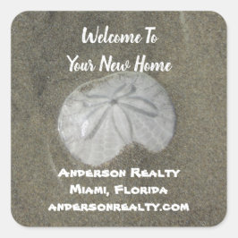 エステート実在サンドドル沿岸住宅販売プロモーション スクエアシール