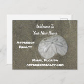 エステート実在サンドドル沿岸住宅販売プロモーション ポストカード (正面/裏面)