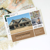 エステート実在ダイレクトメールサンタンベージュ ポストカード