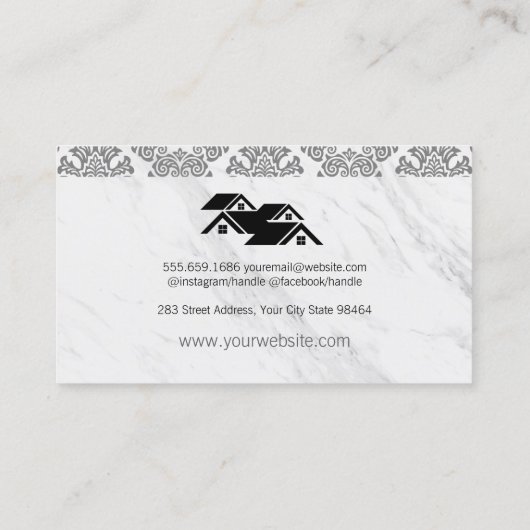 エステート実在ダマスクルーフトップ 予約カード (裏面)