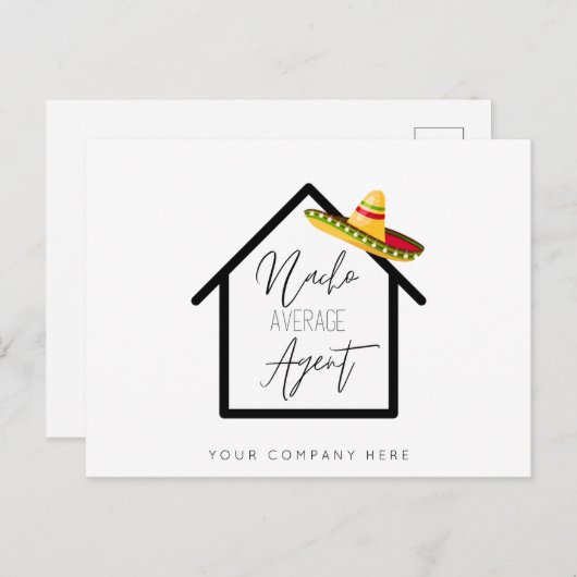 エステート実在ナチョ平均代理店プロモーション ポストカード (正面/裏面)