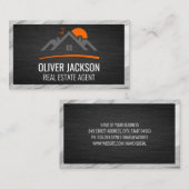 エステート実在ハウスプロパティ |大理石縁ど 名刺 (正面/裏面)