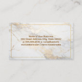 エステート実在ハウスロゴ |大理石 名刺 (裏面)