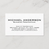 エステート実在ハウスロゴ | 金ゴールド金属 名刺 (裏面)