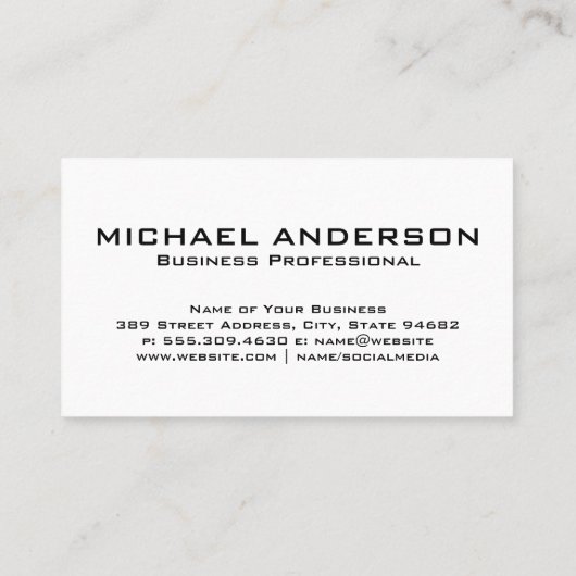 エステート実在ハウスロゴ | 金ゴールド金属 名刺 (裏面)