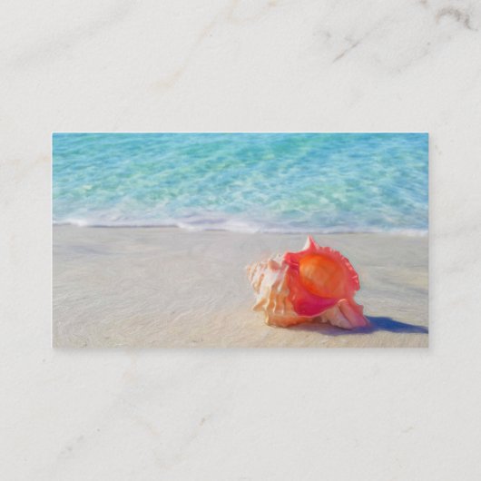 エステート実在ピースオブパラダイスビーチウェーブズシーシェル 名刺 (裏面)