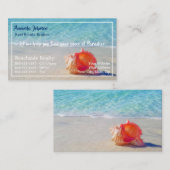 エステート実在ピースオブパラダイスビーチウェーブズシーシェル 名刺 (正面/裏面)