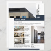 エステート実在フライヤーテンプレート (正面/裏面)