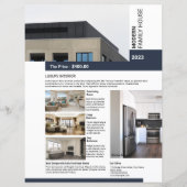 エステート実在フライヤーテンプレート (正面)