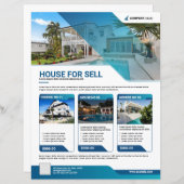 エステート実在フライヤーテンプレート (正面/裏面)