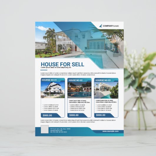 エステート実在フライヤーテンプレート (スタンド正面)